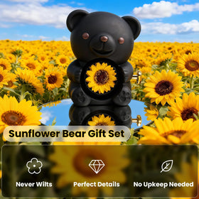 Bear gift rotates in a 360° box, creating a memorable unboxing moment.