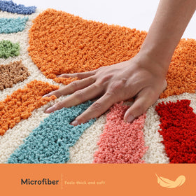 Moutina versatile 16x30 rug for front of sink or shower area.