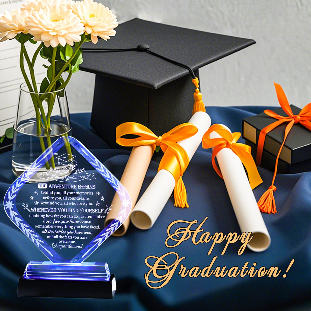 Movdyka class of 2026 decor suitable for desks and shelves.