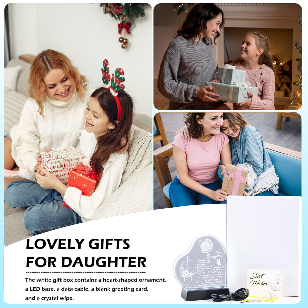 Movdyka daughter gift suitable for birthdays, weddings, or Mother's Day