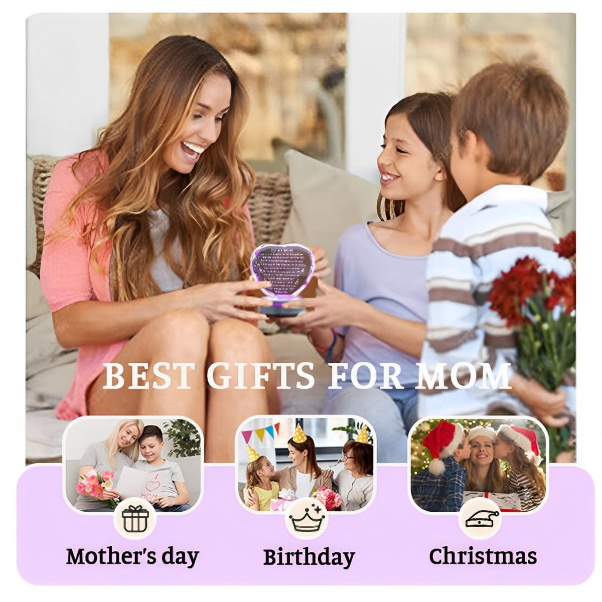 Movdyka gift packaging arrives ready to present to mom.