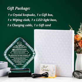 Movdyka rhombus plaque makes a thoughtful gift ready for presentation.