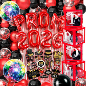 MOVINPE Prom 2026 letter balloons for a vibrant stage backdrop and photo moments