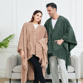 Mowkim machine-washable cozy blanket for easy care.