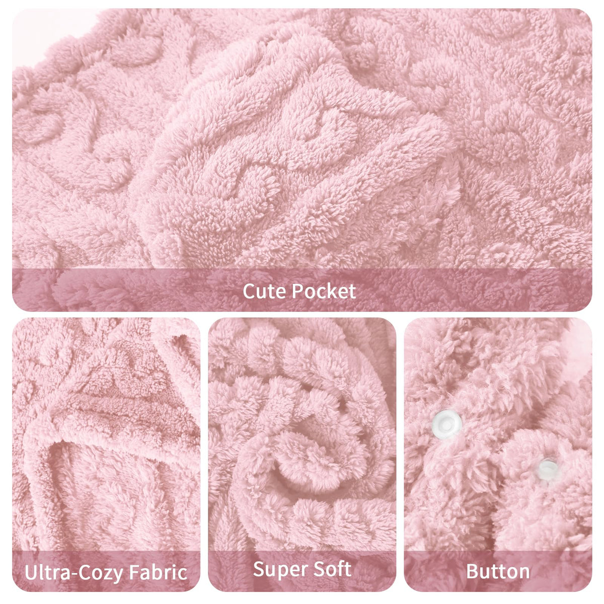 Mowkim pink sherpa in living room for TV-watching comfort