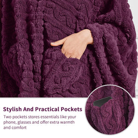 Mowkim sherpa fleece blanket delivers plush softness for movie nights.