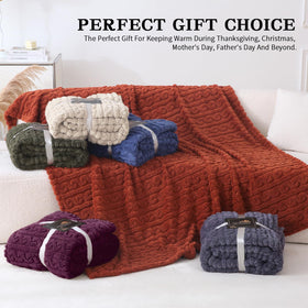 Mowkim wearable blanket TV throw provides full coverage during viewing.