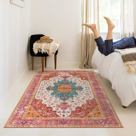 Safe, low-pile rug suitable for kids and nursery rooms