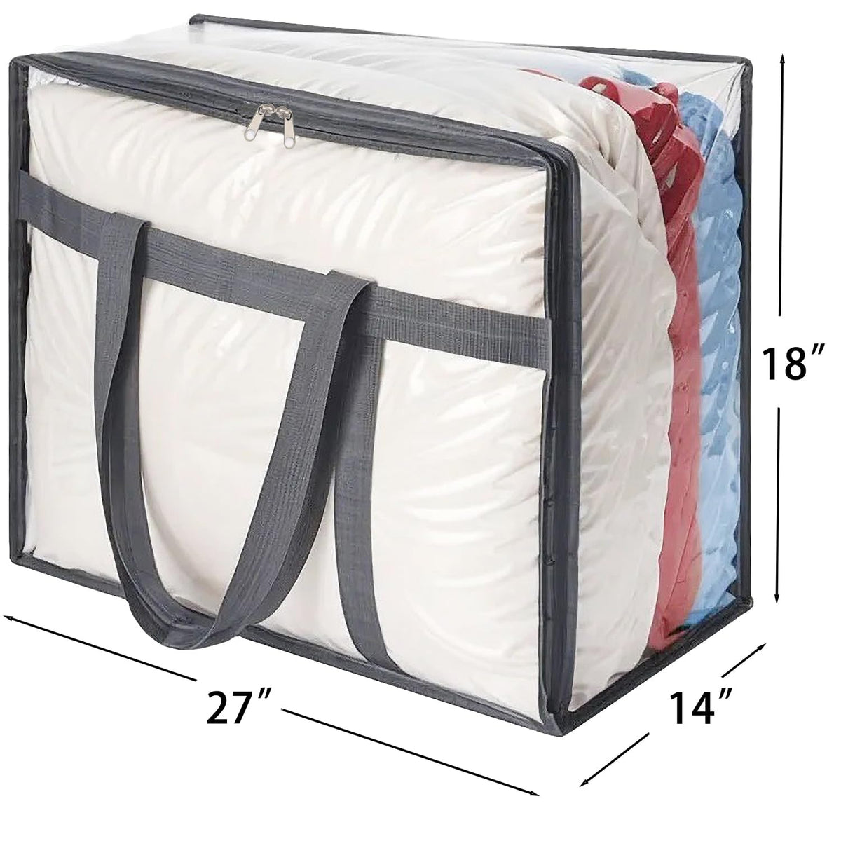 Mr Hsiung & Mrs Yin seasonal-clothes storage bag keeps jackets tidy