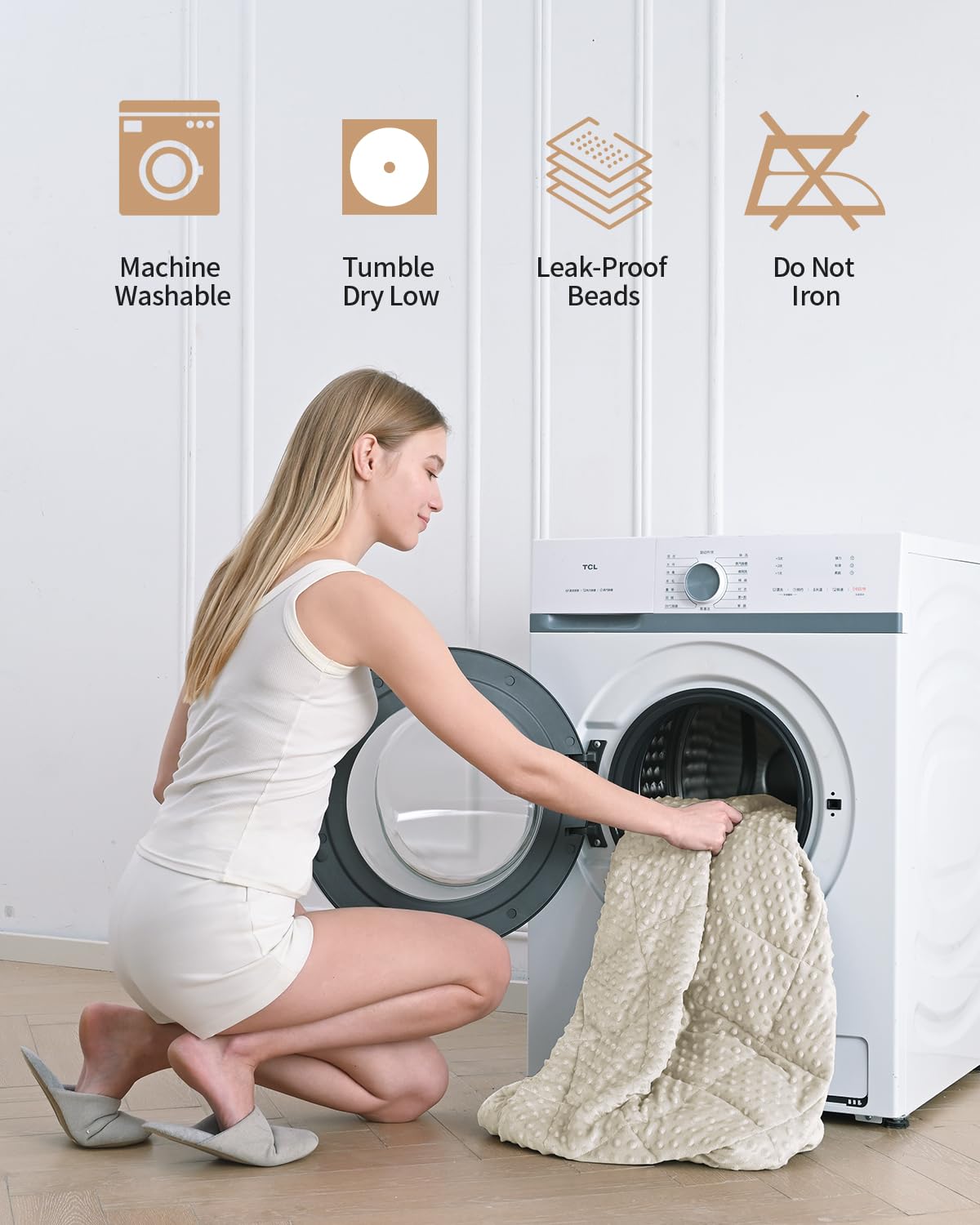 Ideal for cozy evenings on couch or bed, supporting a calming routine.