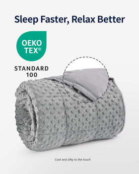 Mr. Sandman weighted blanket durable stitching for long lasting use