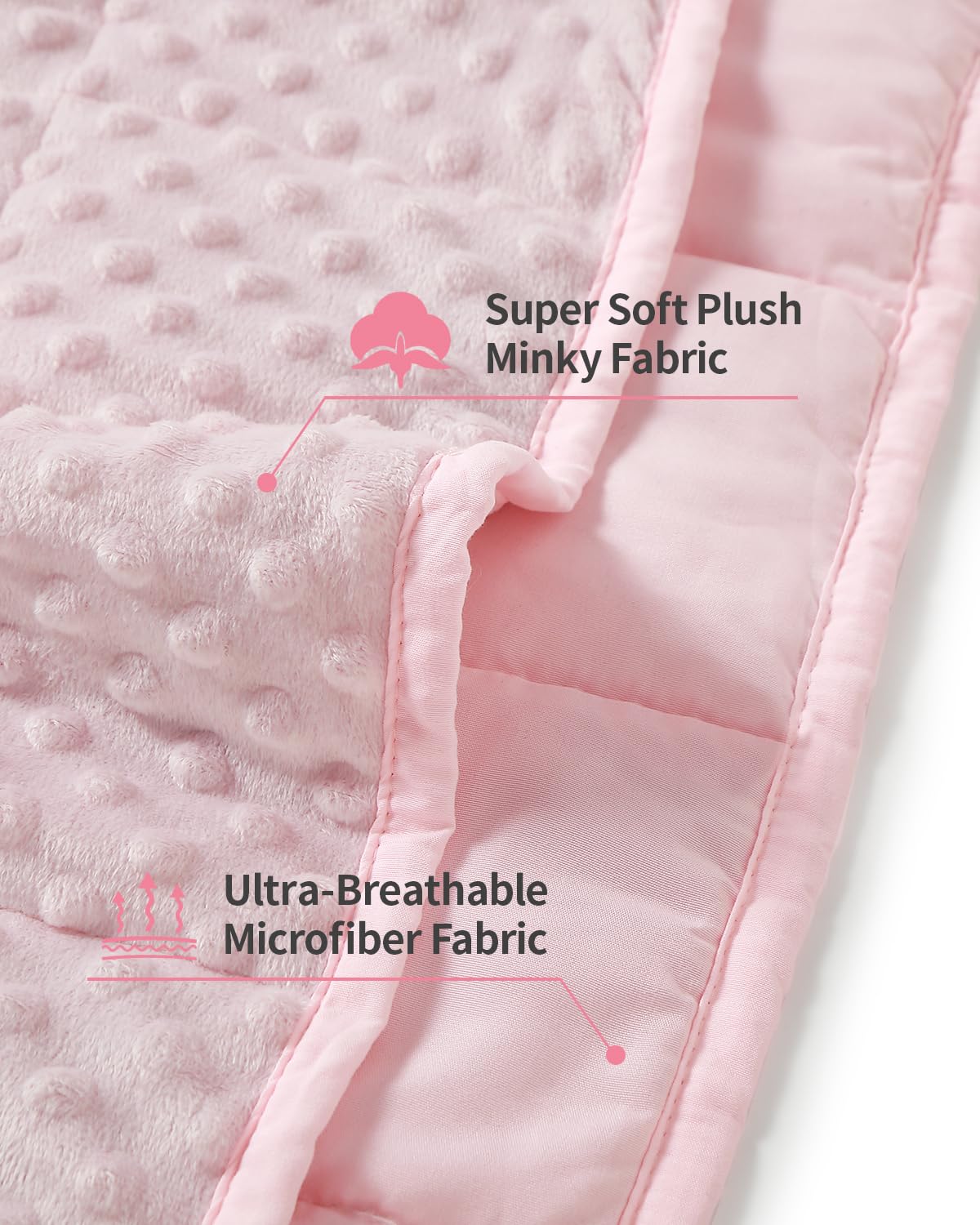 Mr. Sandman blanket ultra-soft outer layer for year-round comfort