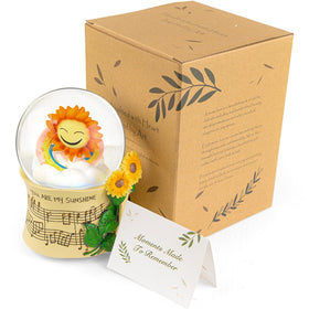 Mr. Winder Gift idea that blends music, light, and sunflowers.