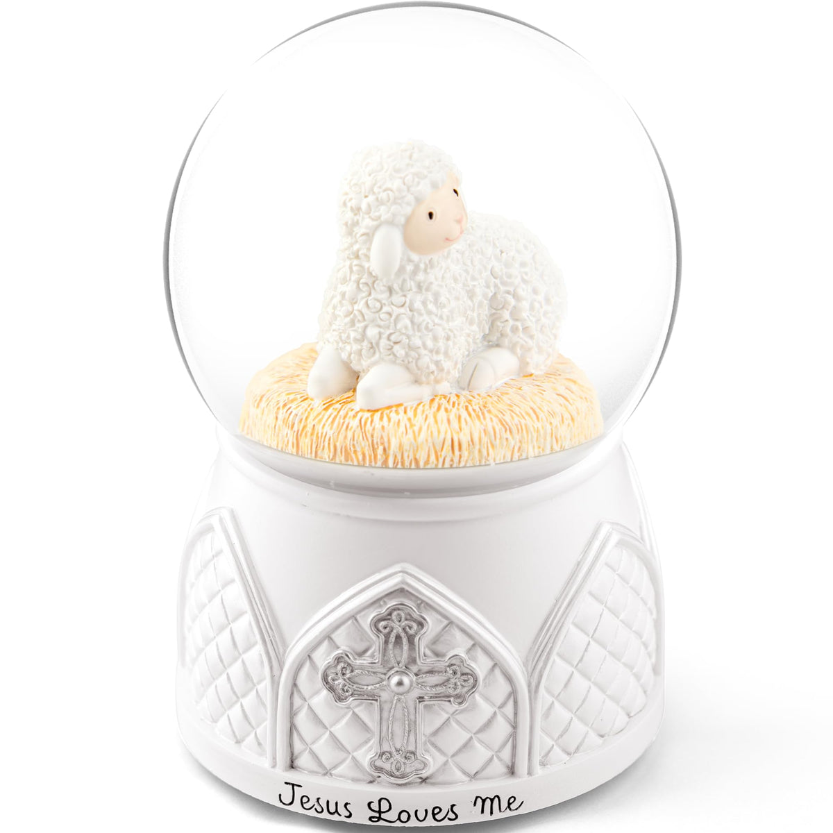 Mr.Winder religious gift snow globe, 6x4 inch keepsake