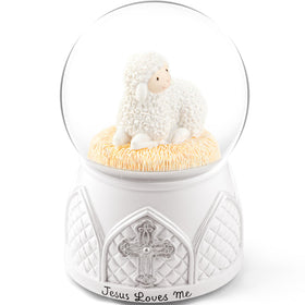 Mr.Winder religious gift snow globe, 6x4 inch keepsake
