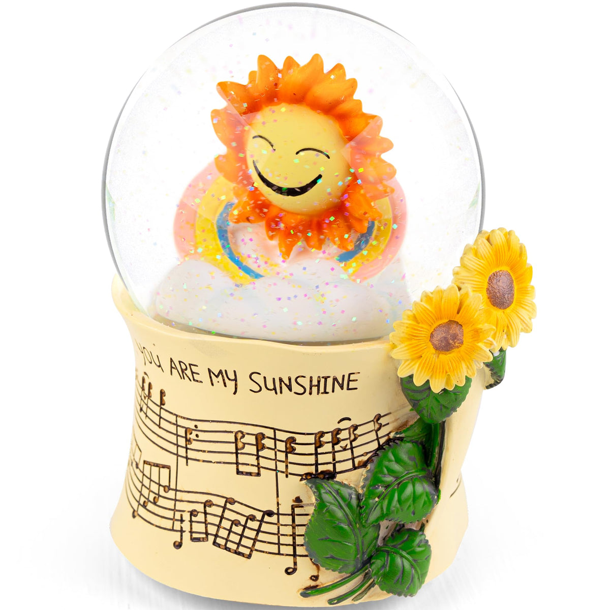 Mr. Winder Sunflower globe makes a thoughtful gift for mom, wife, or friend.