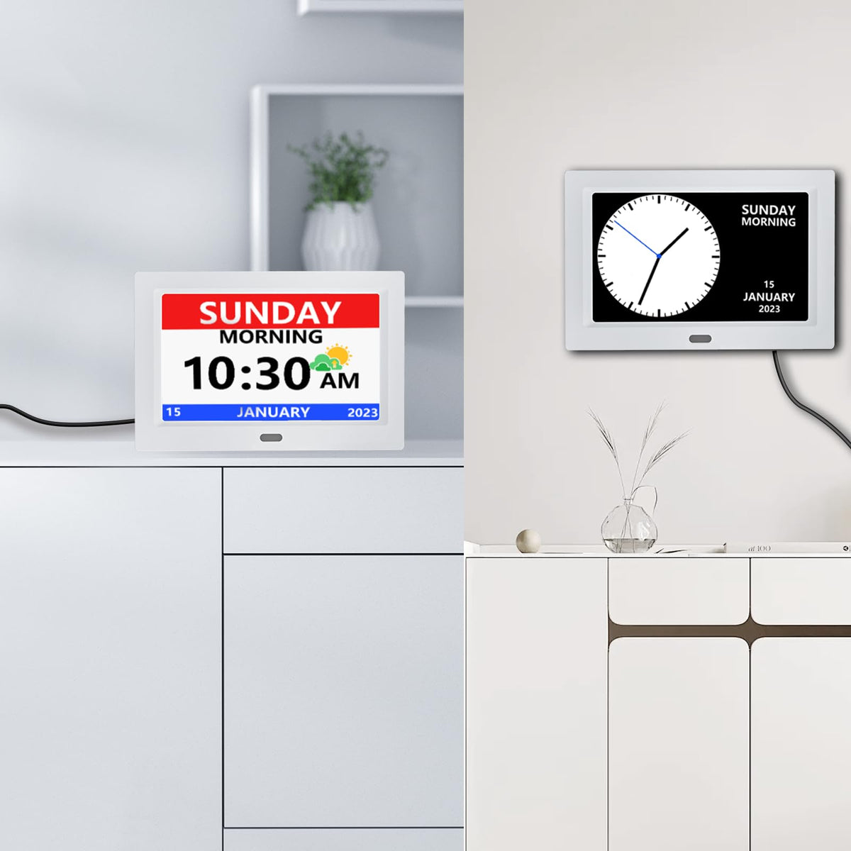 MRCHYDZ 10-inch brightness adjustment adapts from morning to evening.