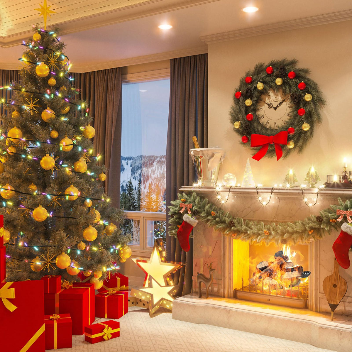 MrGas Log decorative piece enhances any fireplace or patio.