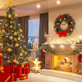 MrGas Log decorative piece enhances any fireplace or patio.