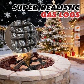 MrGas Log safe-lightweight logs burn cleanly with low risk.