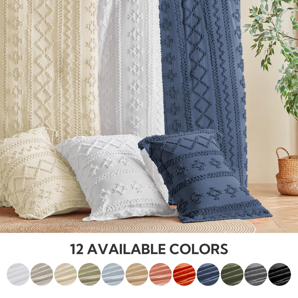 MR&HM farmhouse style bed-in-a-bag for quick room refresh