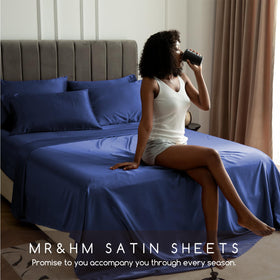 MR&HM satin reduces hair friction, helping tangle-free mornings.