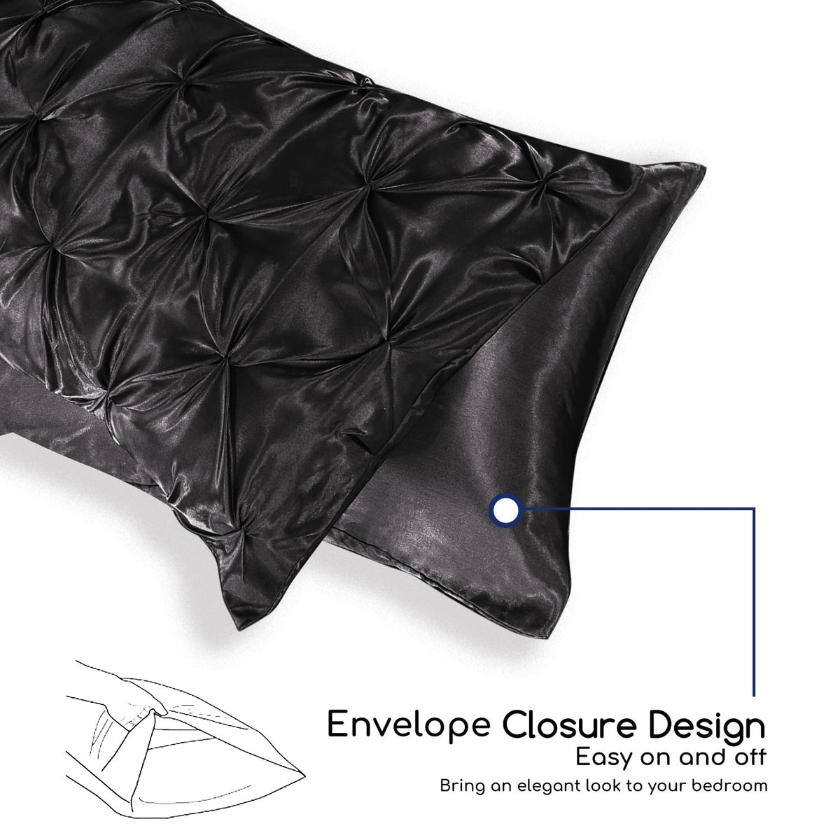 MR&HM pillowcases and shams coordinate for a polished, cohesive look.