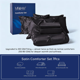 MR&HM pinch pleat design adds elegant texture to your bed.