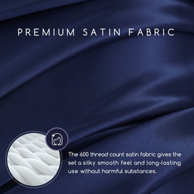 MR&HM queen fitted sheet with 15-inch pocket for secure mattress wrap.