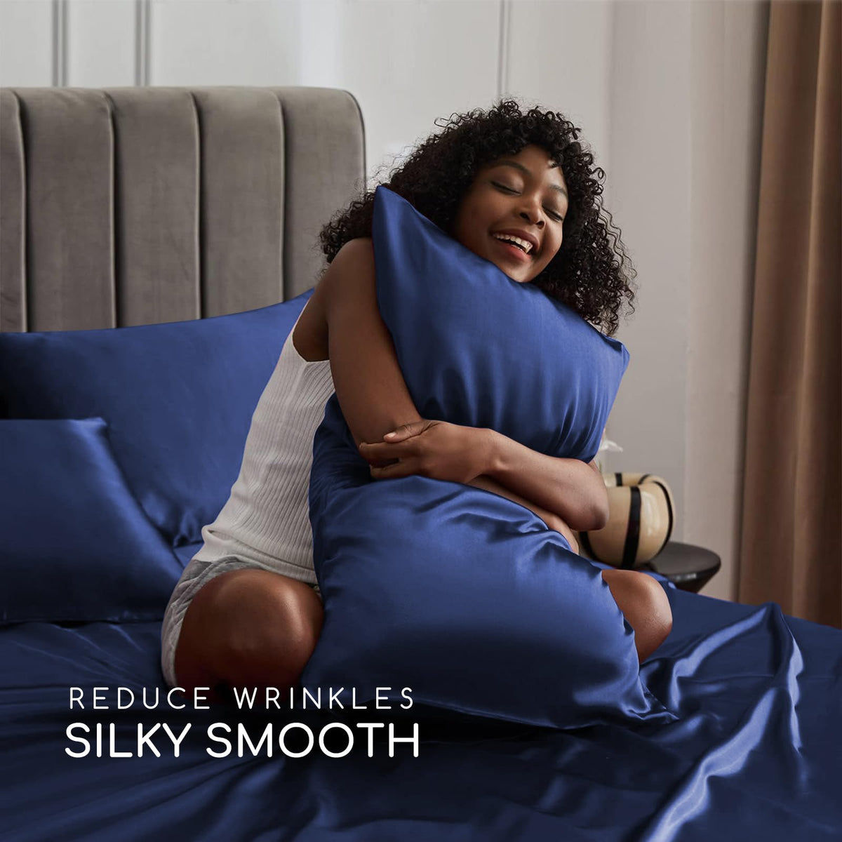 MR&HM flat sheet 90x102 provides generous coverage and satin softness.