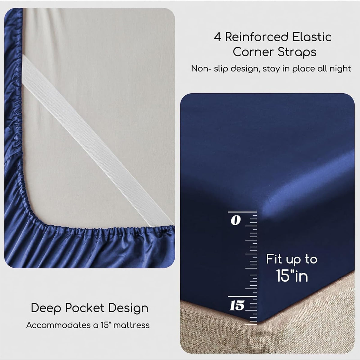 MR&HM pillowcases 20x30 for gentle contact and reduced friction on hair.