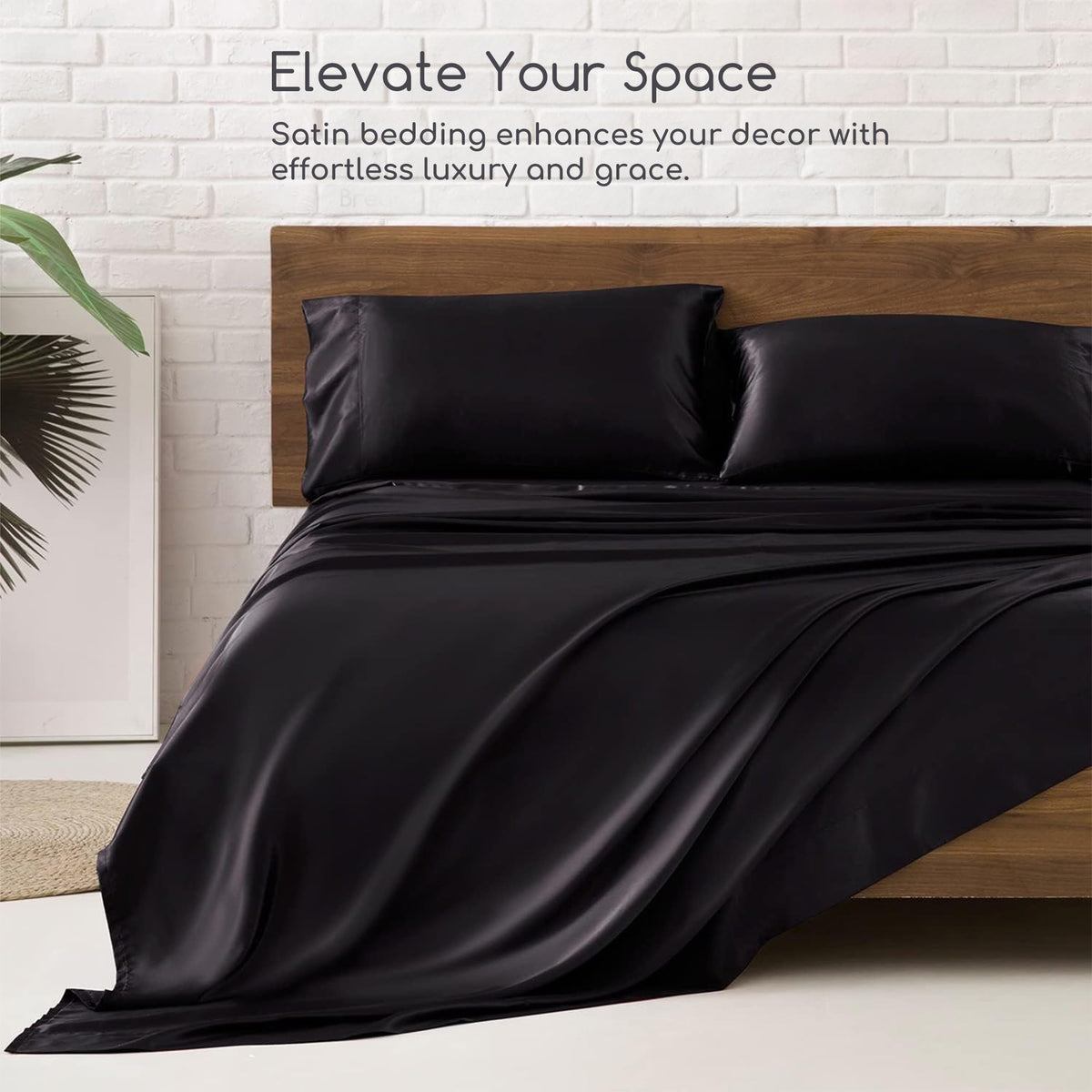 MR&HM satin fabric closeup showing smooth sheen and breathable weave for comfort