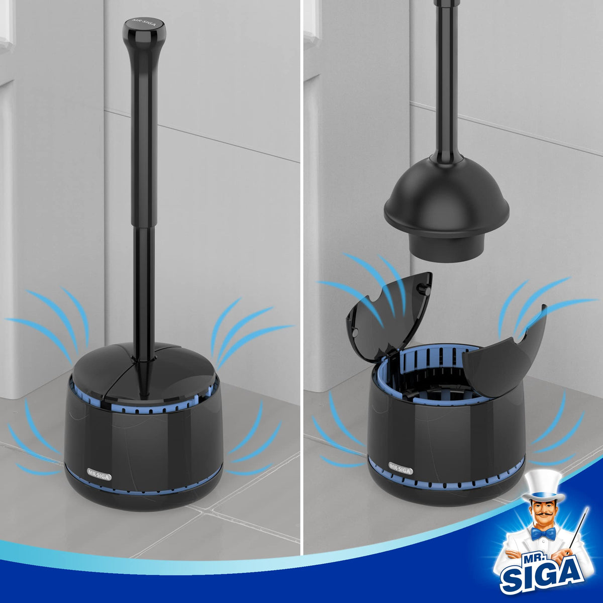 MR.SIGA commercial-grade rubber construction for reliable performance
