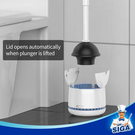 MR.SIGA ergonomic plunger handle enables comfortable plunging and leverage.