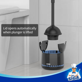 MR.SIGA plunger with durable suction cup delivering strong clog clearing power