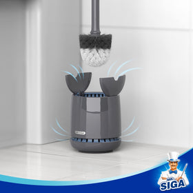 MR.SIGA dense bristles for thorough cleaning.