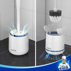 MR.SIGA replaceable brush head demonstrates easy maintenance and long-lasting performance.