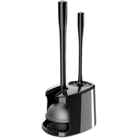 MR.SIGA toilet plunger and bowl brush set for quick, tidy bathroom cleaning.