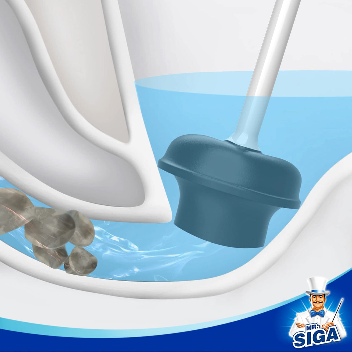 MR.SIGA upgraded ventilation design allows quick air drying after use.