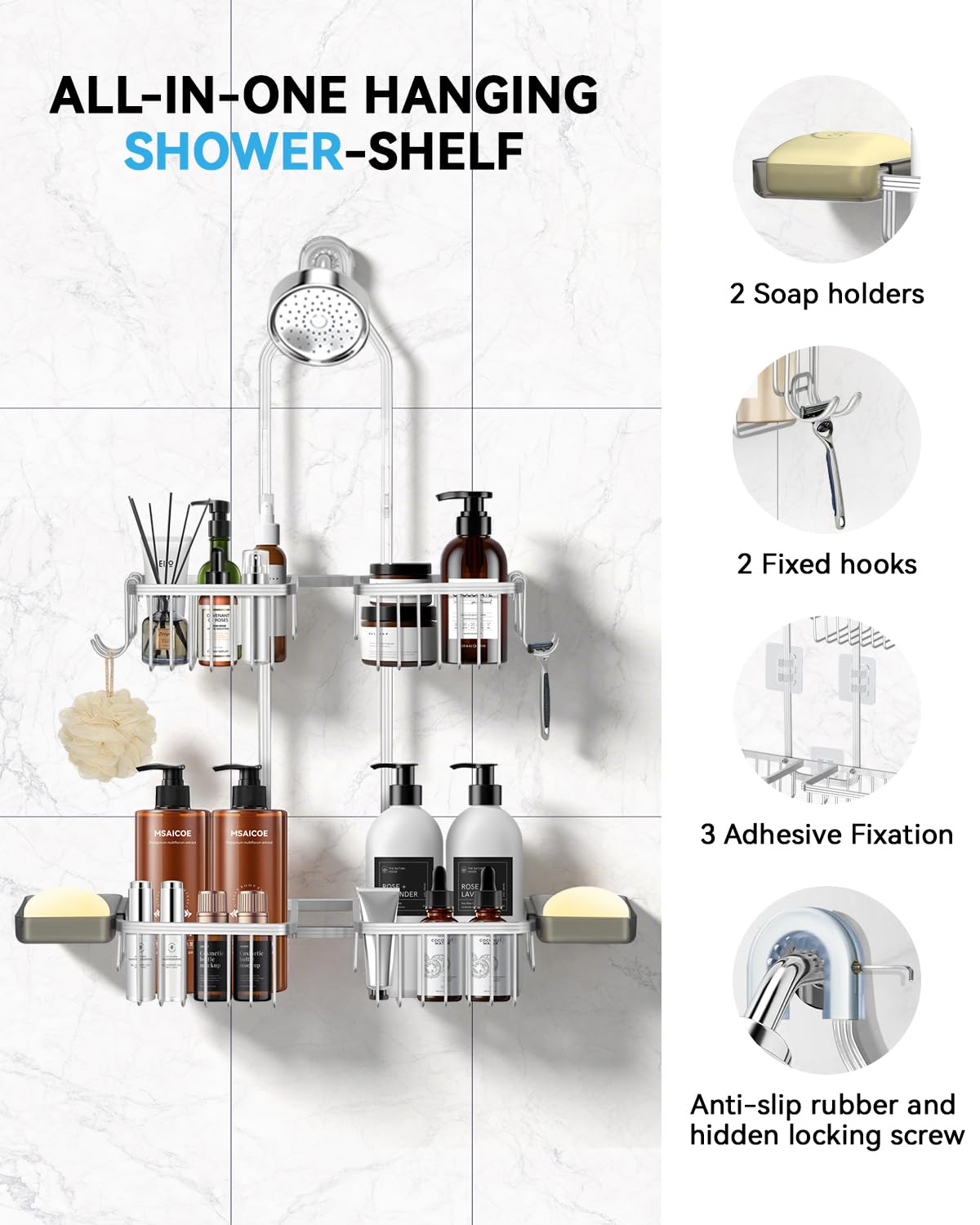 MSAICOE adhesive stickers prevent movement during use.