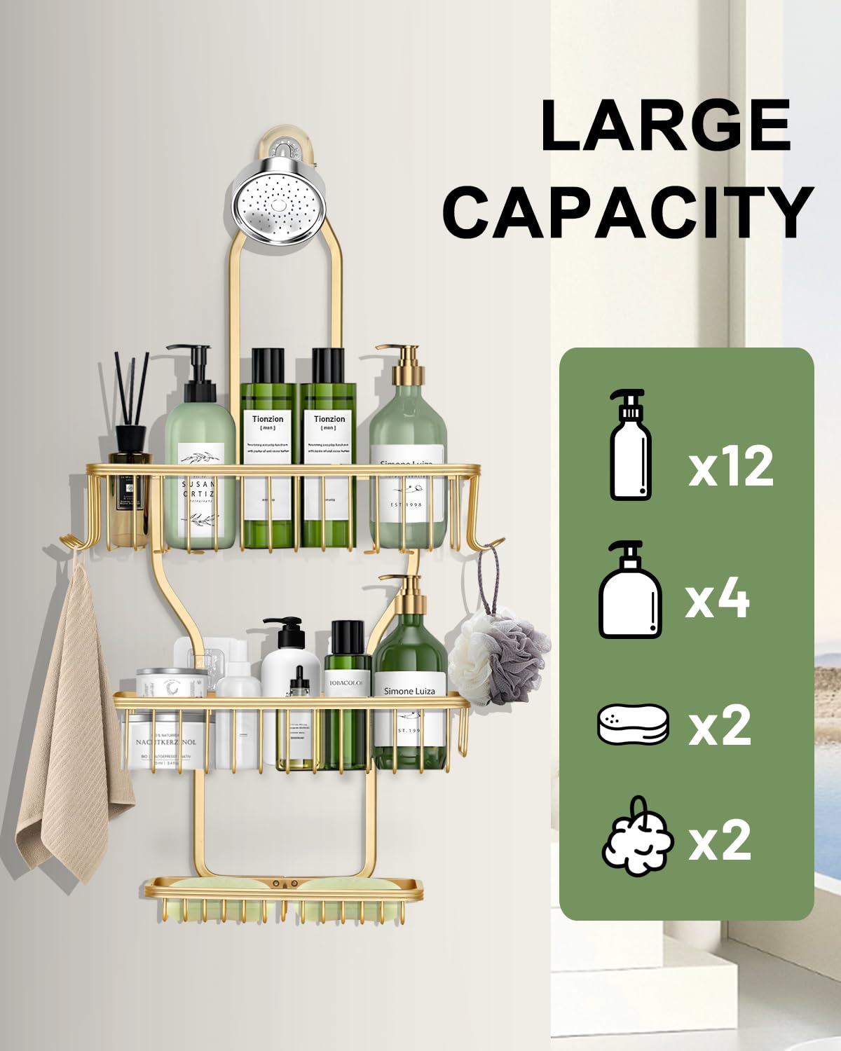 MSAICOE holds up to 40 pounds of toiletries.