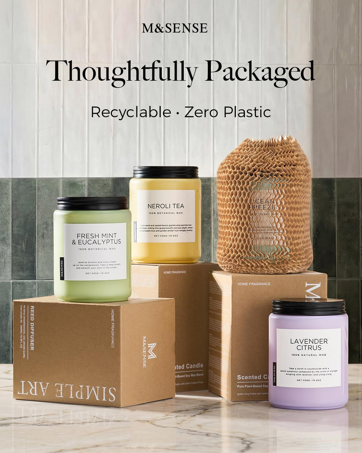 M&SENSE everyday home ritual visuals, inviting cozy, mood-enhancing ambiance.