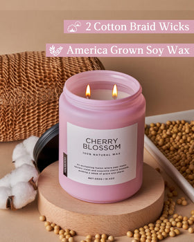 M&amp;SENSE dual-wick design close-up ensures even scent in medium rooms.