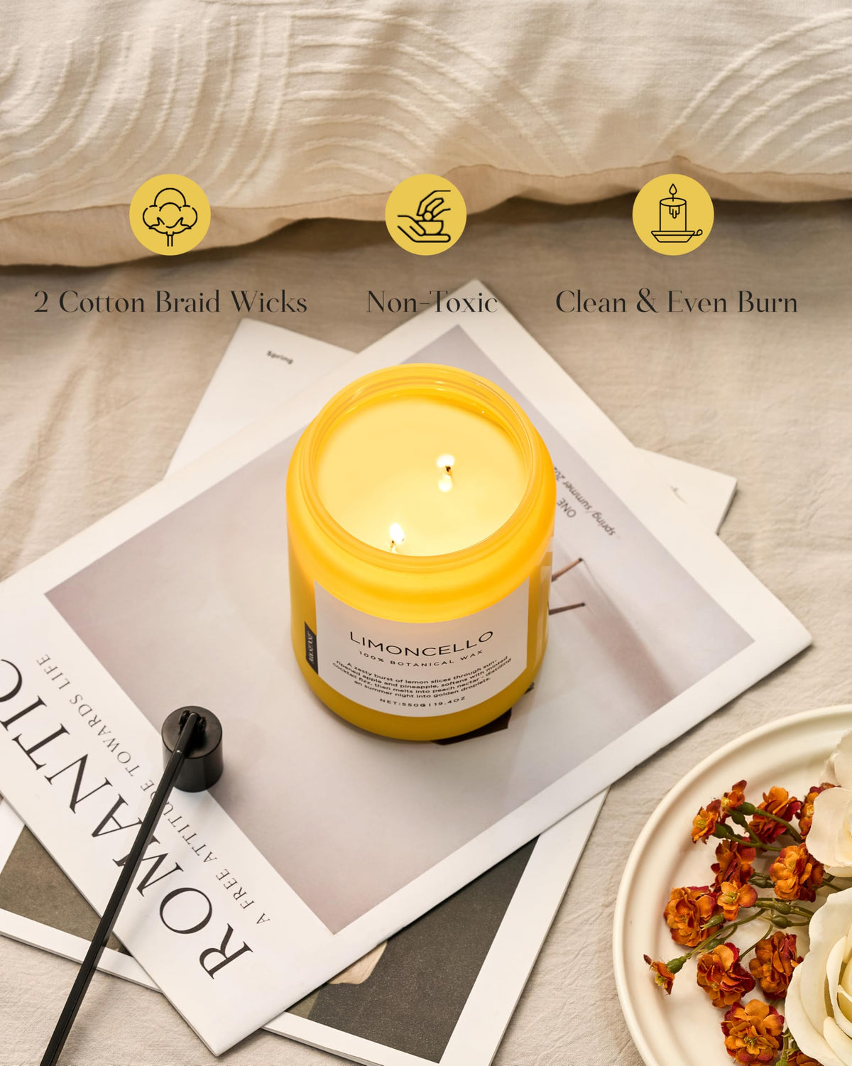 M&SENSE Limocello room scene demonstrates room-filling aroma potential