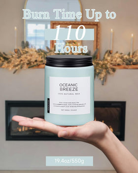 M&SENSE reusable glass jar design complements eco-friendly decor.