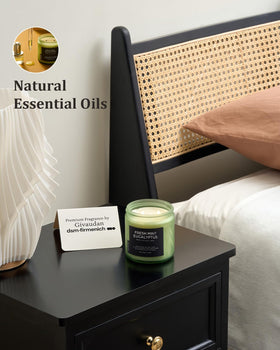 M&SENSE room scene candle enhances calm in living spaces.