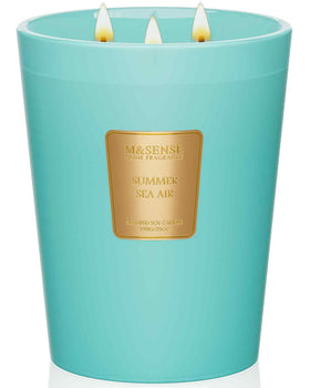 M&SENSE Summer Sea Air candle 35oz jar for bold scent and long burn