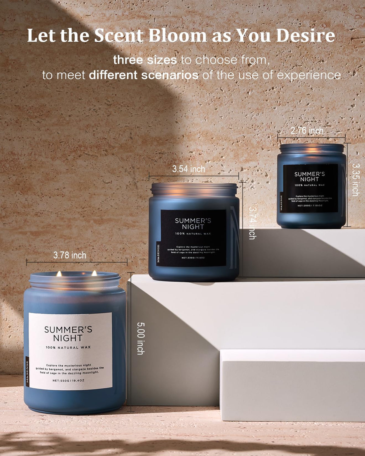 MSENSE Summers Night room ambience — fills small to medium rooms evenly.