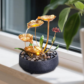MSEONWXI compact desk fountain ideal for home office spaces