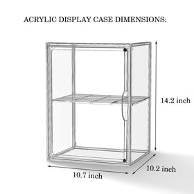 MSHOMELY scratch-resistant panels protect collectibles from dust.